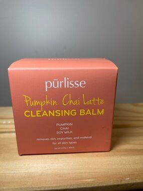 purlisse Pumpkin Chai Latte Cleansing Balm - Coral Orange